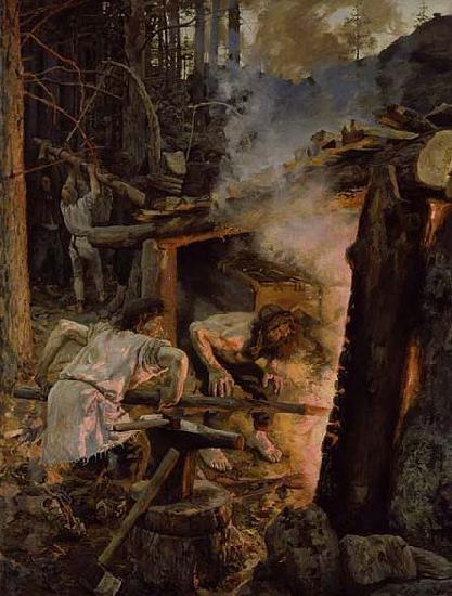 Akseli Gallen-Kallela Forging of the Sampo